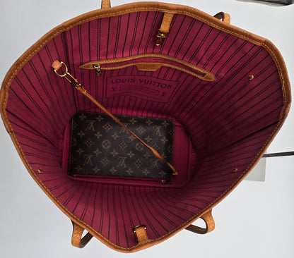 Louis Vuitton Monogram MM Neverfull - COA included