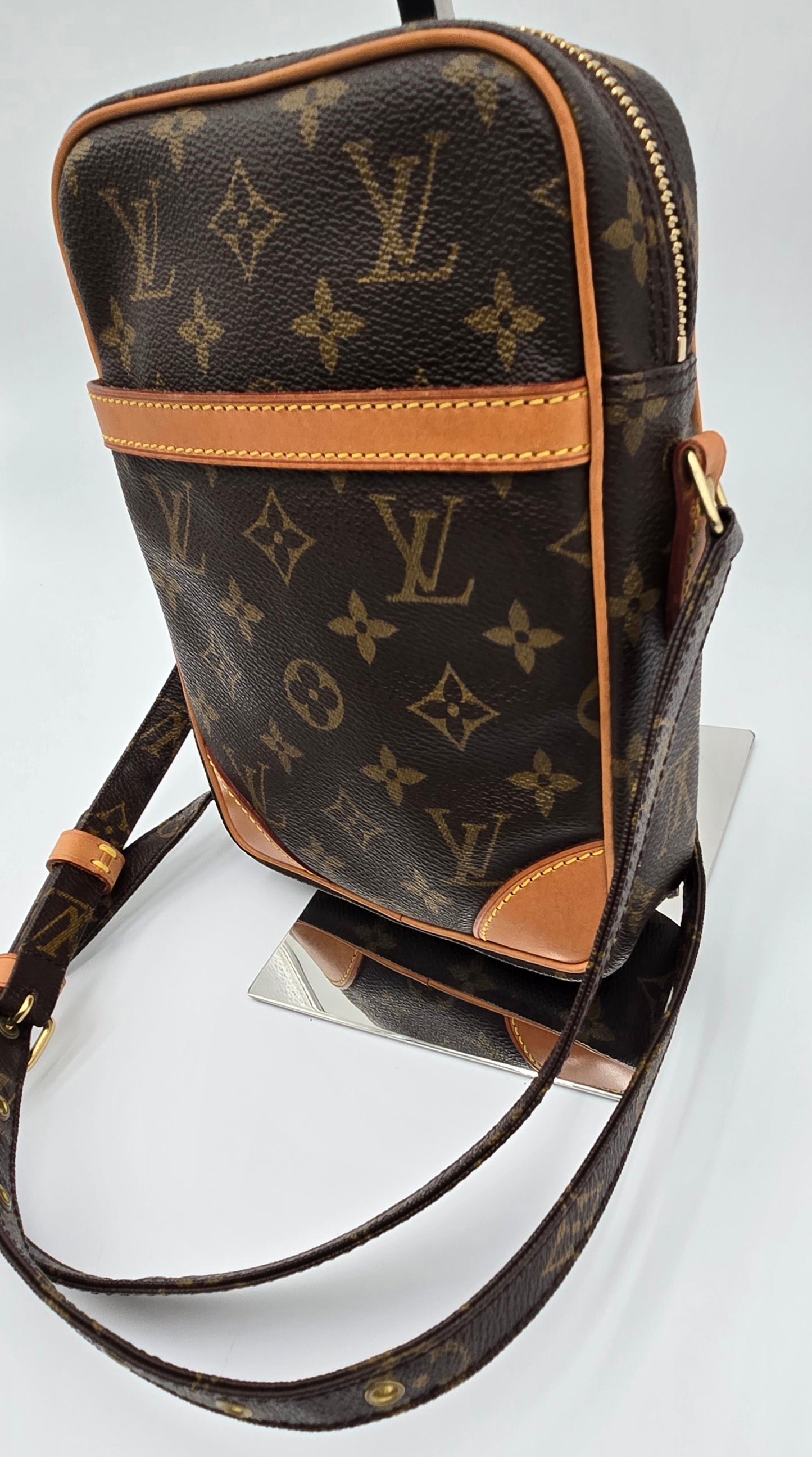 Louis Vuitton Brown Canvas Danube Crossbody