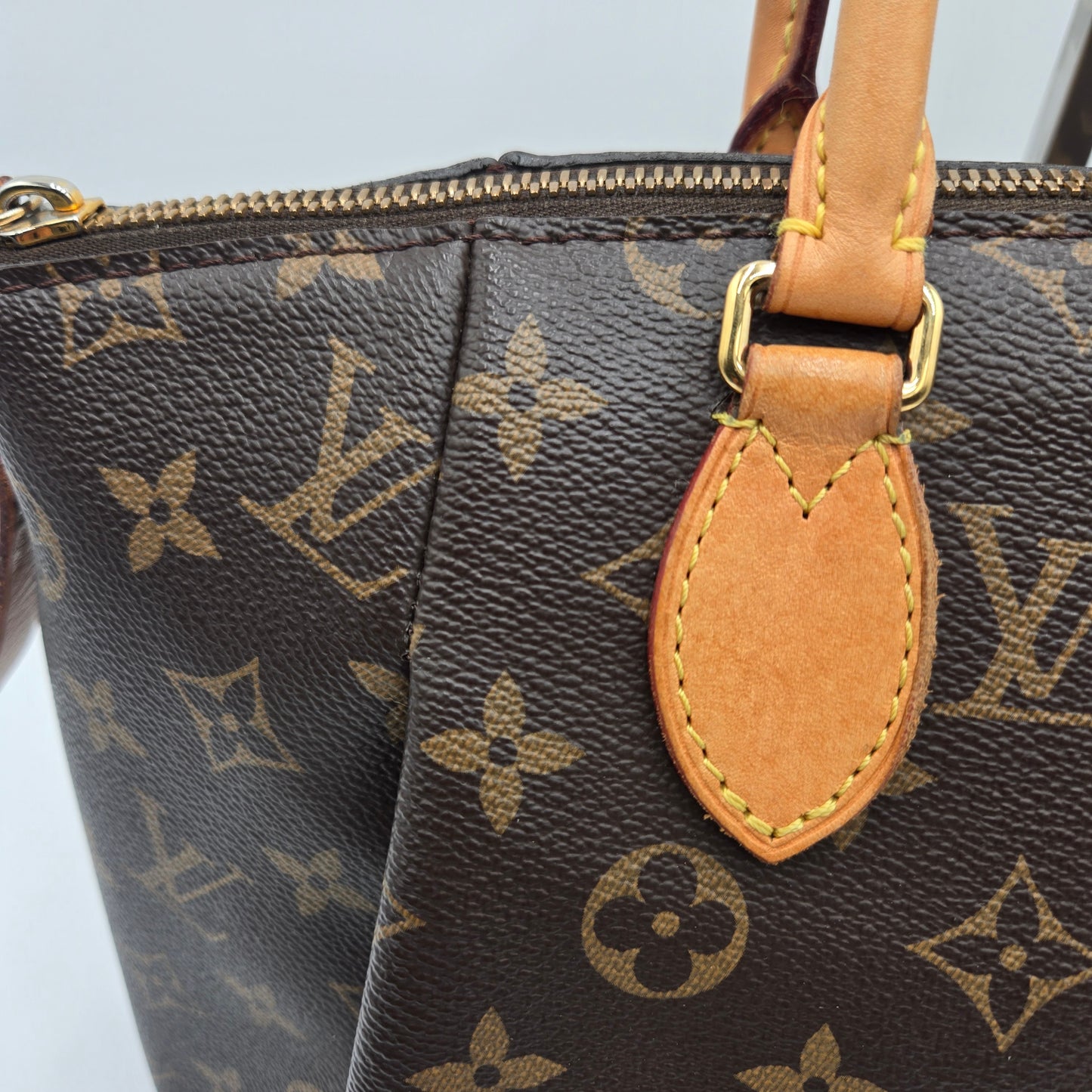 Louis Vuitton Turen MM Women's Handbag Monogram Brown 2-Way