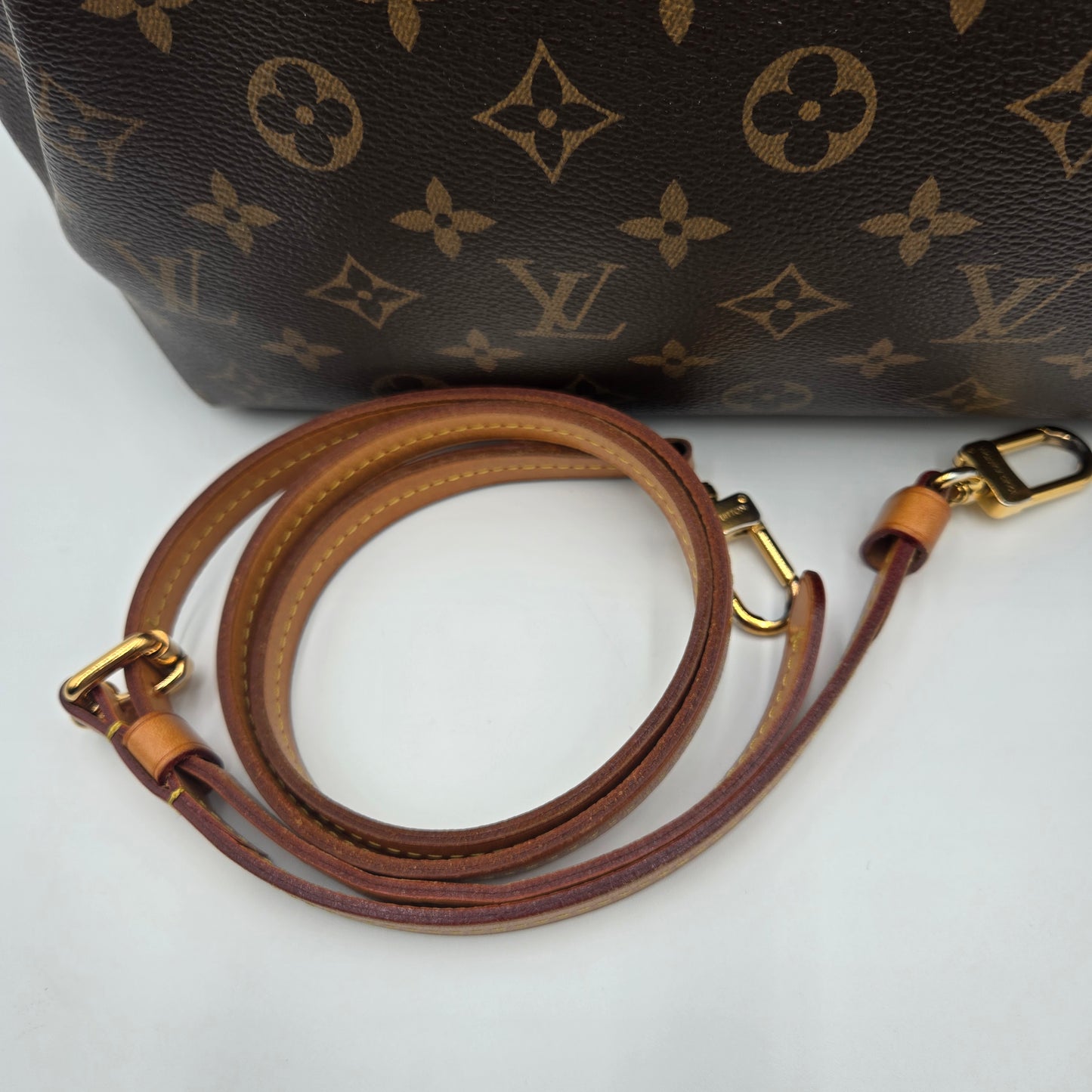 Louis Vuitton Turen MM Women's Handbag Monogram Brown 2-Way