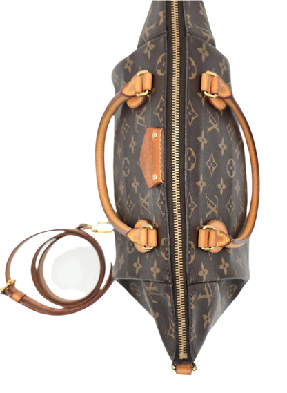 Louis Vuitton Turen MM Women's Handbag Monogram Brown 2-Way