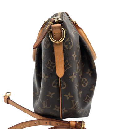 Louis Vuitton Turen MM Women's Handbag Monogram Brown 2-Way