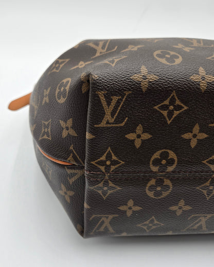 Louis Vuitton Turen MM Women's Handbag Monogram Brown 2-Way