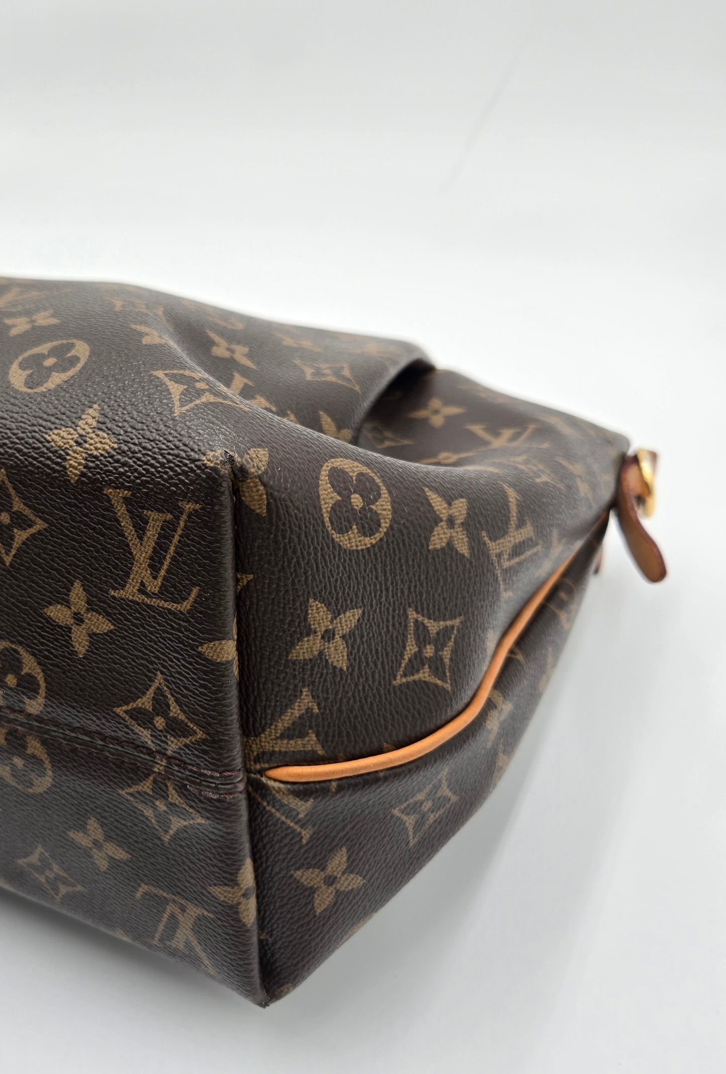 Louis Vuitton Turen MM Women's Handbag Monogram Brown 2-Way