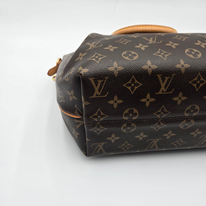 Louis Vuitton Turen MM Women's Handbag Monogram Brown 2-Way