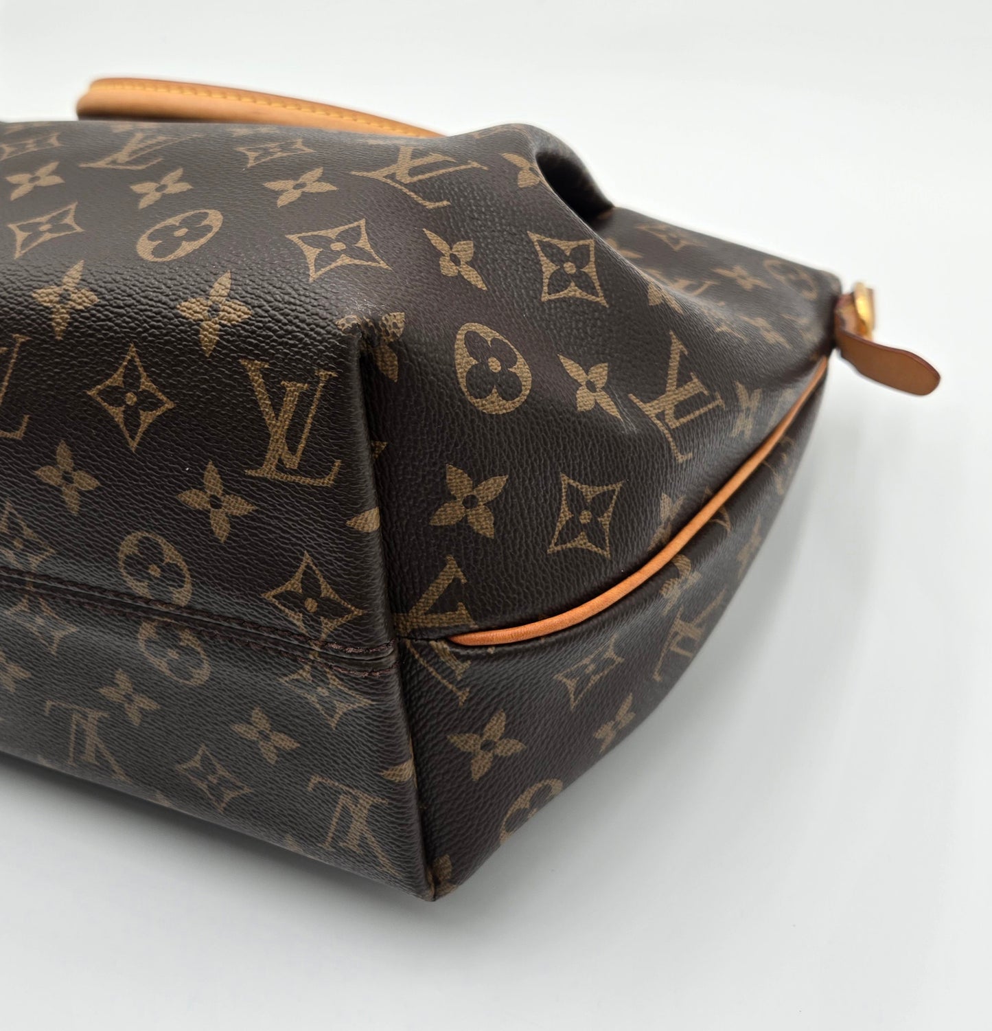 Louis Vuitton Turen MM Women's Handbag Monogram Brown 2-Way