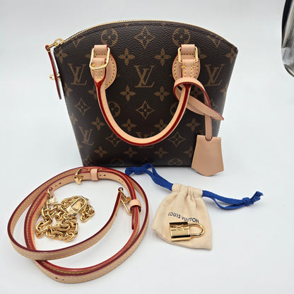 Louis Vuitton Lockit BB Monogram Handbag/Crossbody Coated Canvas - NEW