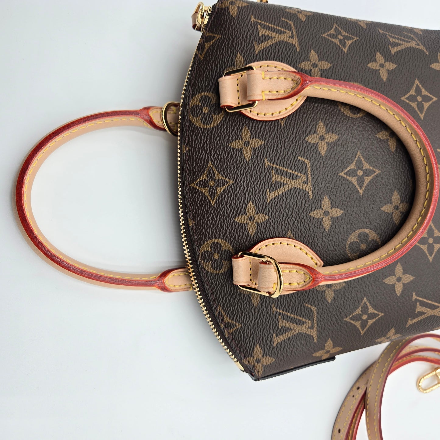 Louis Vuitton Lockit BB Monogram Handbag/Crossbody Coated Canvas - NEW