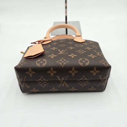 Louis Vuitton Lockit BB Monogram Handbag/Crossbody Coated Canvas - NEW