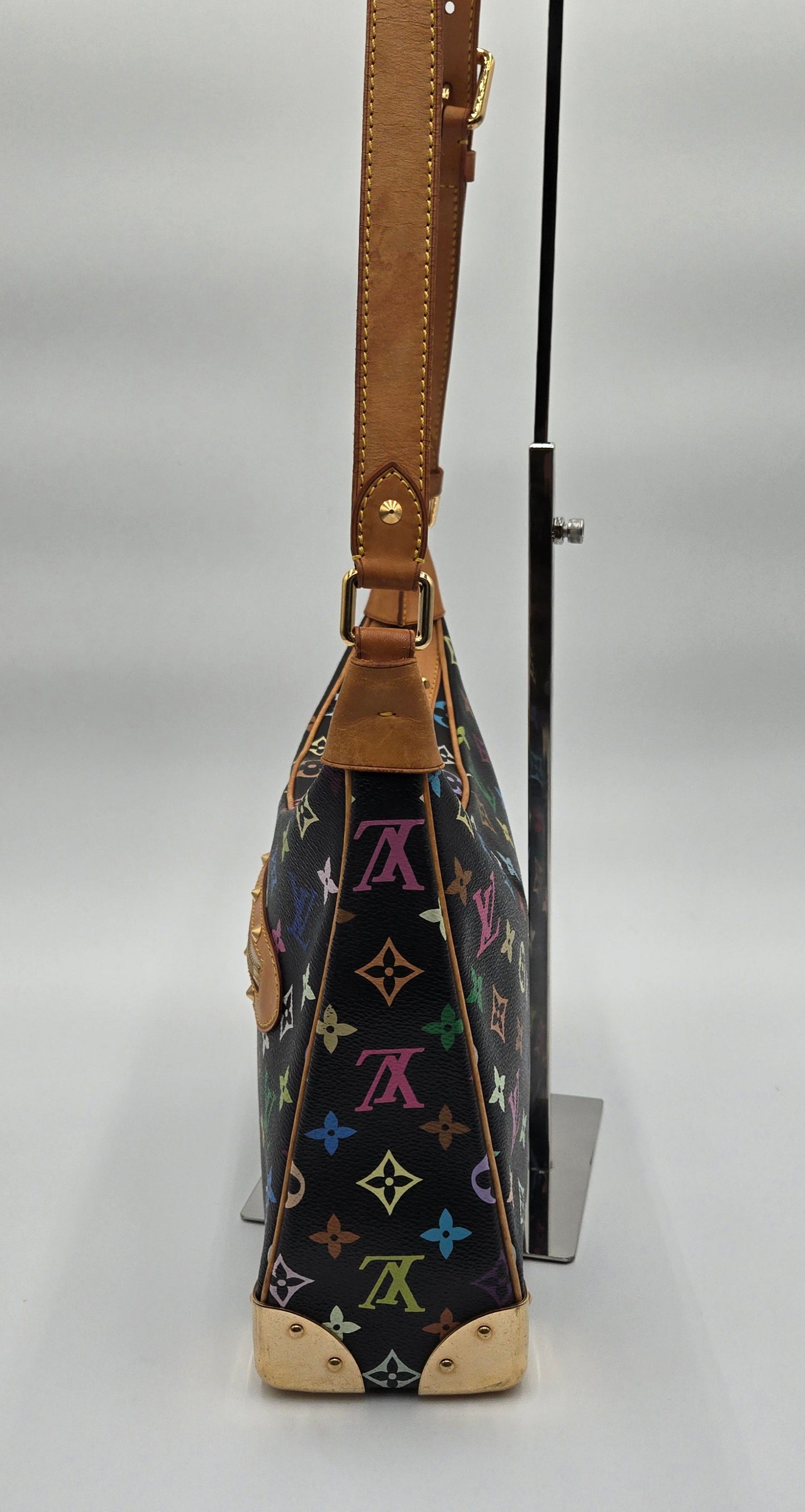 Louis Vuitton Monogram Multicolor Boulogne Black Takashi Murakami