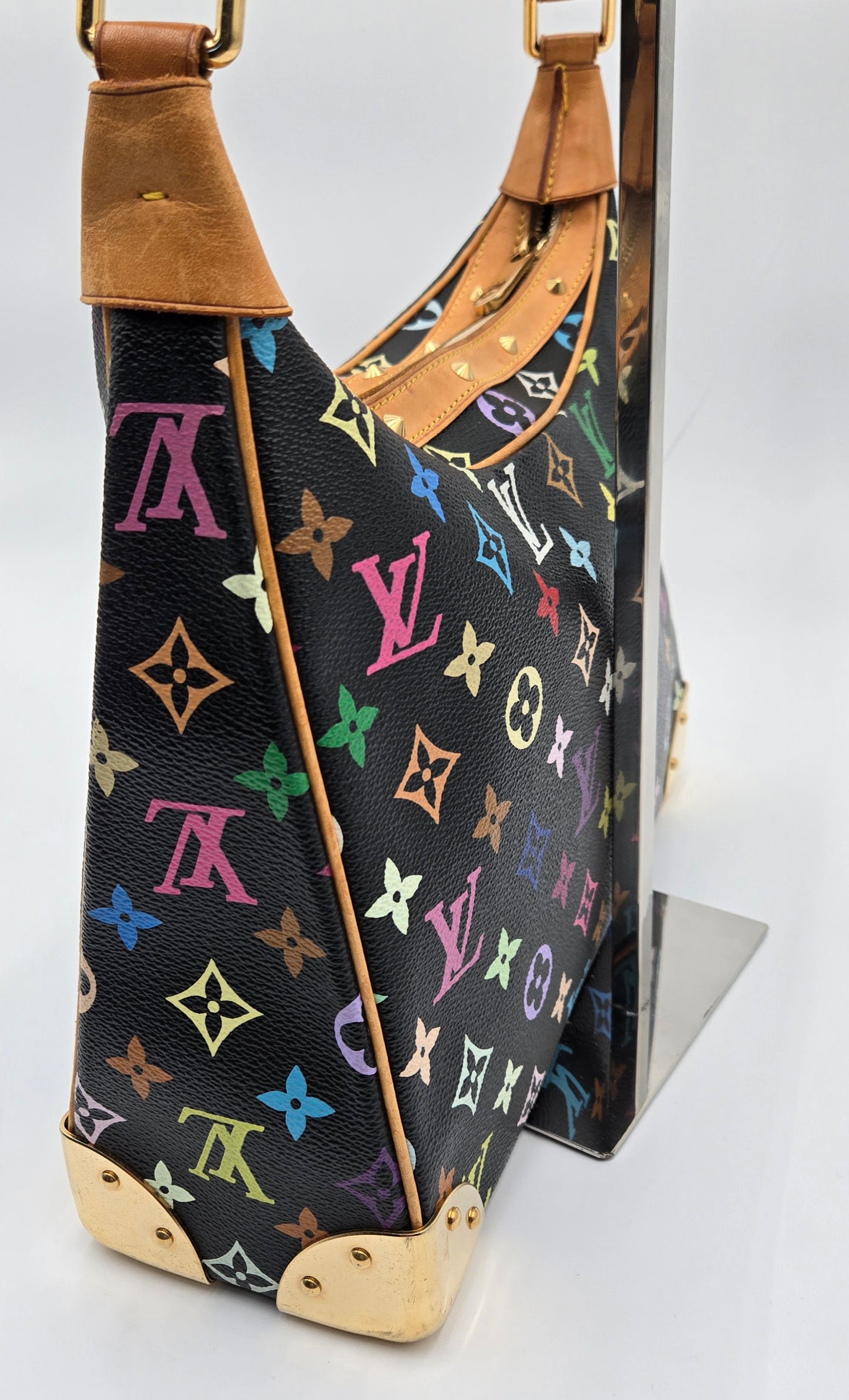 Louis Vuitton Monogram Multicolor Boulogne Black Takashi Murakami