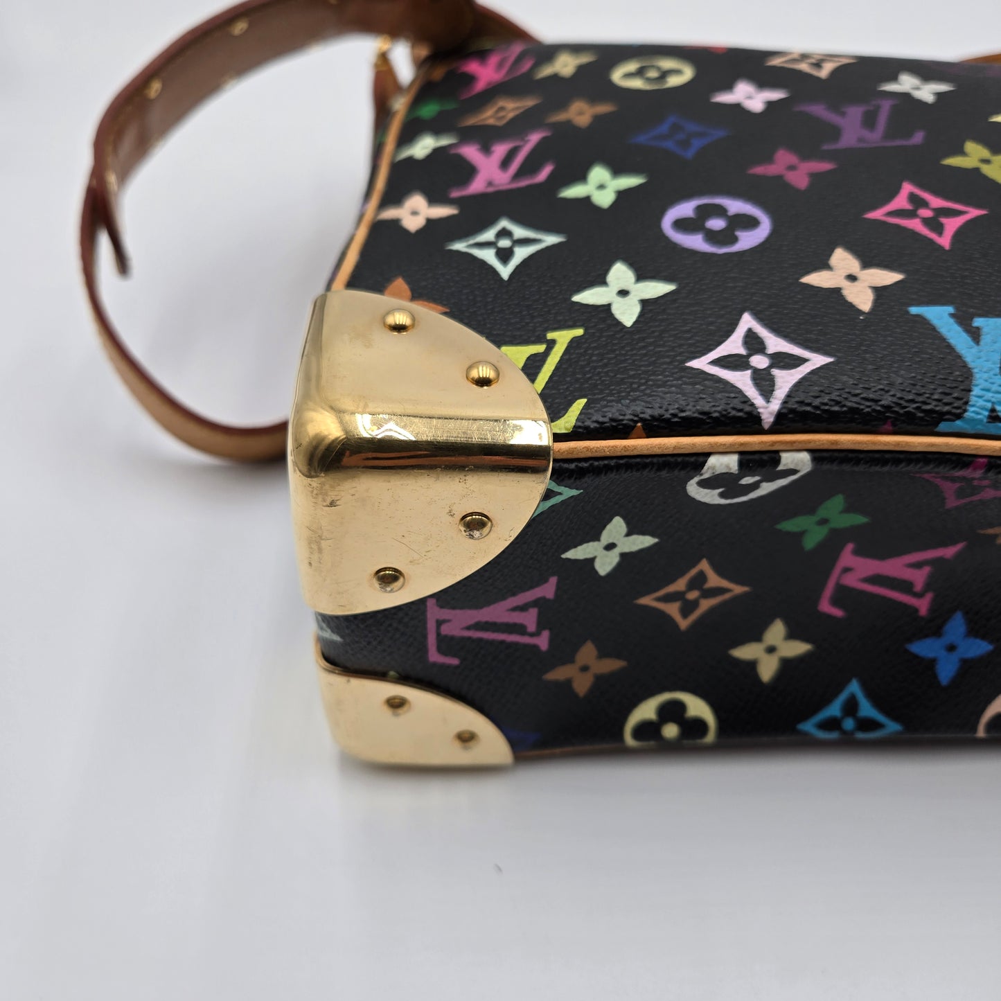 Louis Vuitton Monogram Multicolor Boulogne Black Takashi Murakami