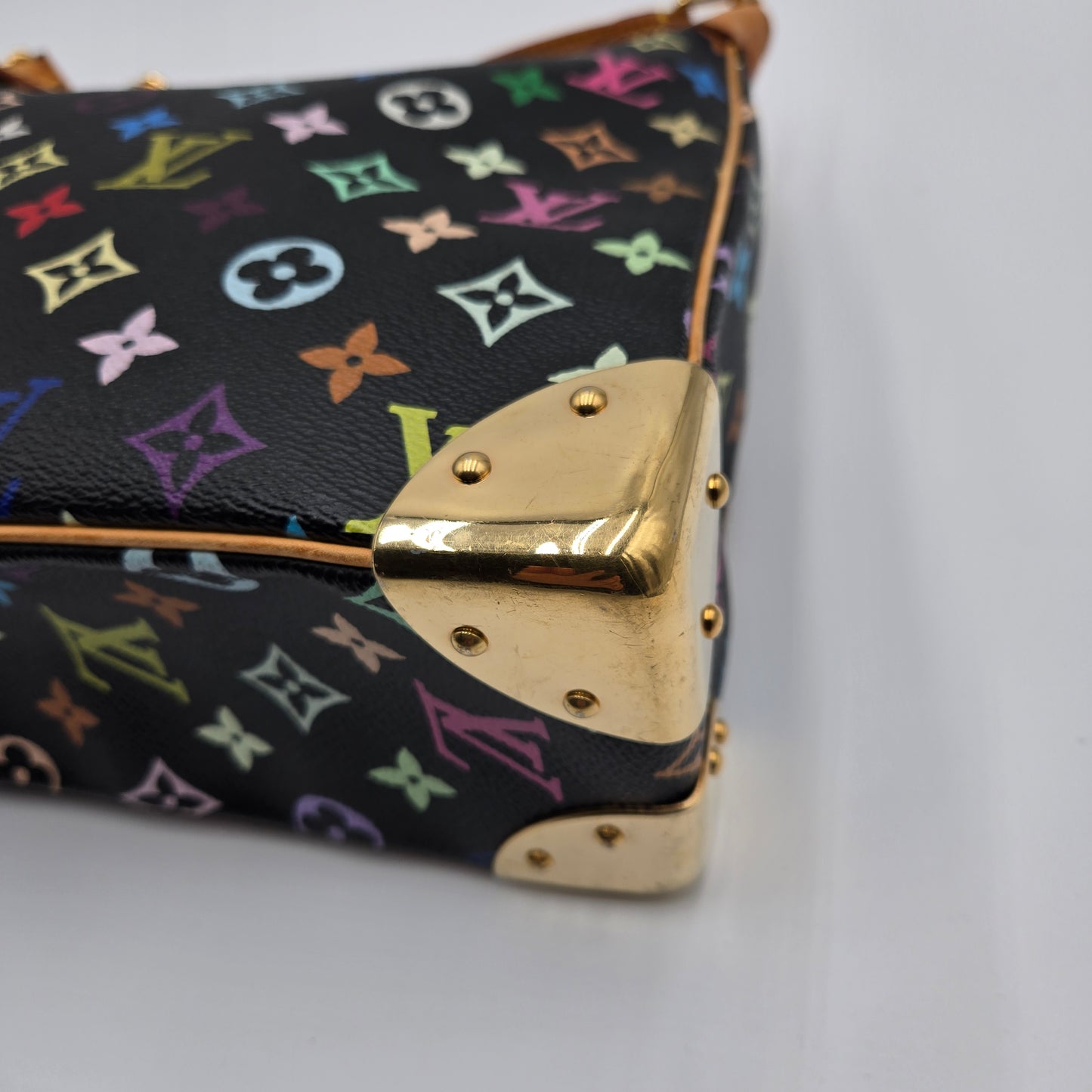 Louis Vuitton Monogram Multicolor Boulogne Black Takashi Murakami