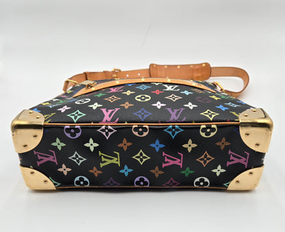 Louis Vuitton Monogram Multicolor Boulogne Black Takashi Murakami