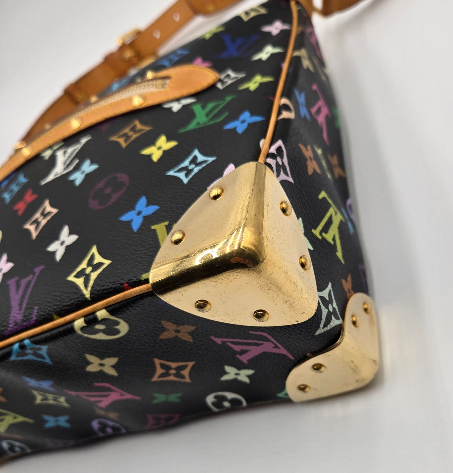 Louis Vuitton Monogram Multicolor Boulogne Black Takashi Murakami