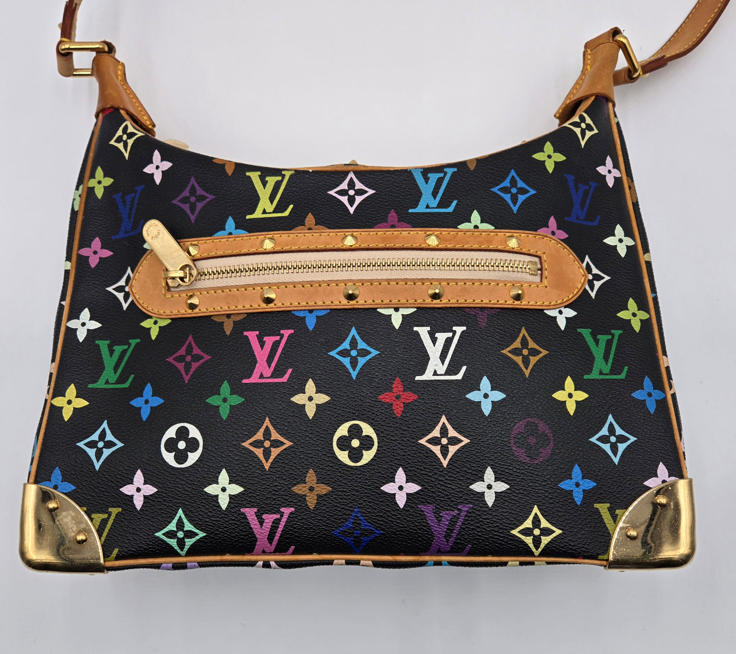 Louis Vuitton Monogram Multicolor Boulogne Black Takashi Murakami