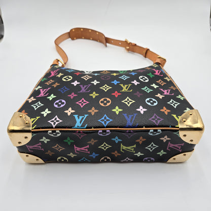 Louis Vuitton Monogram Multicolor Boulogne Black Takashi Murakami