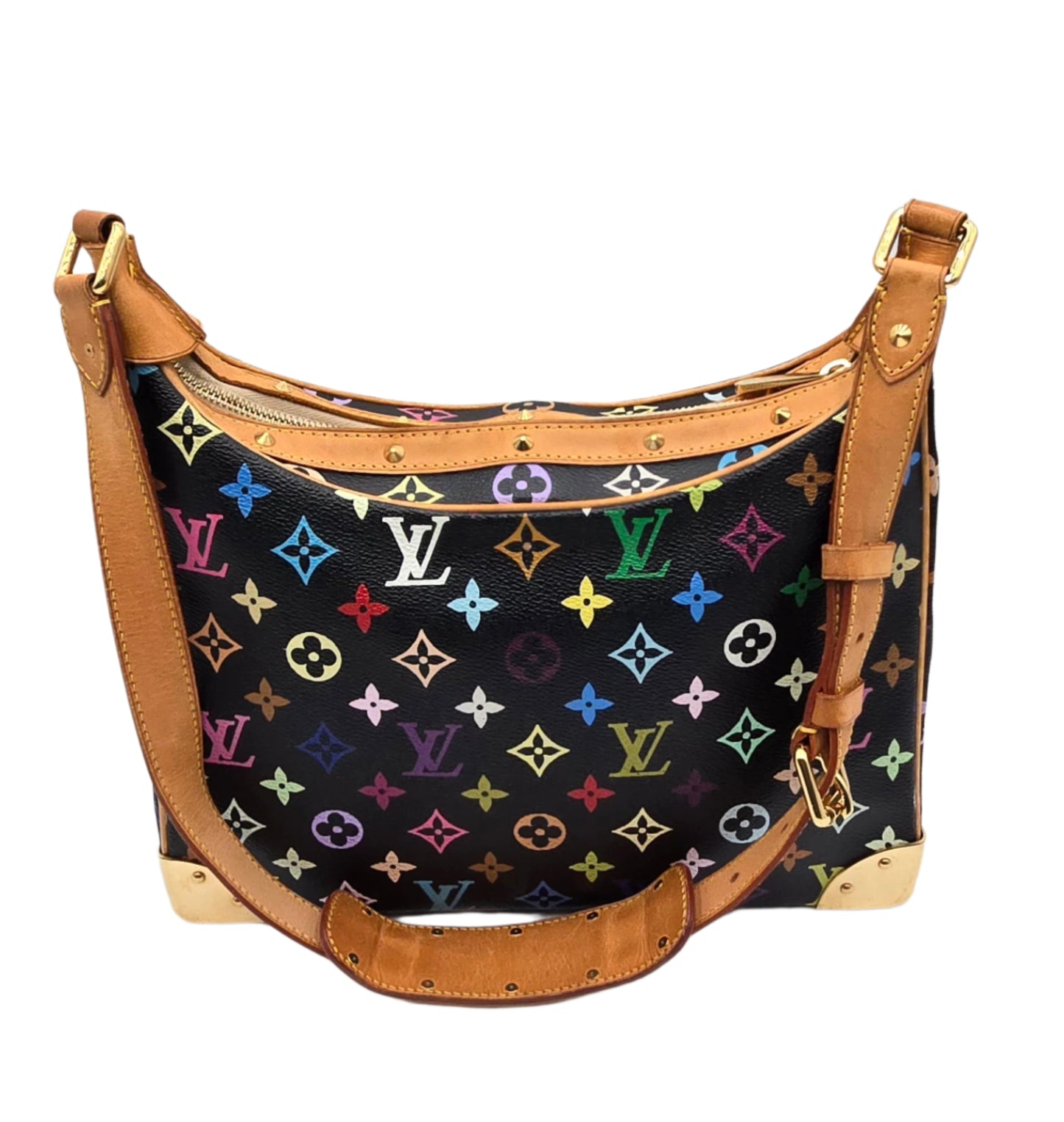 Louis Vuitton Monogram Multicolor Boulogne Black Takashi Murakami