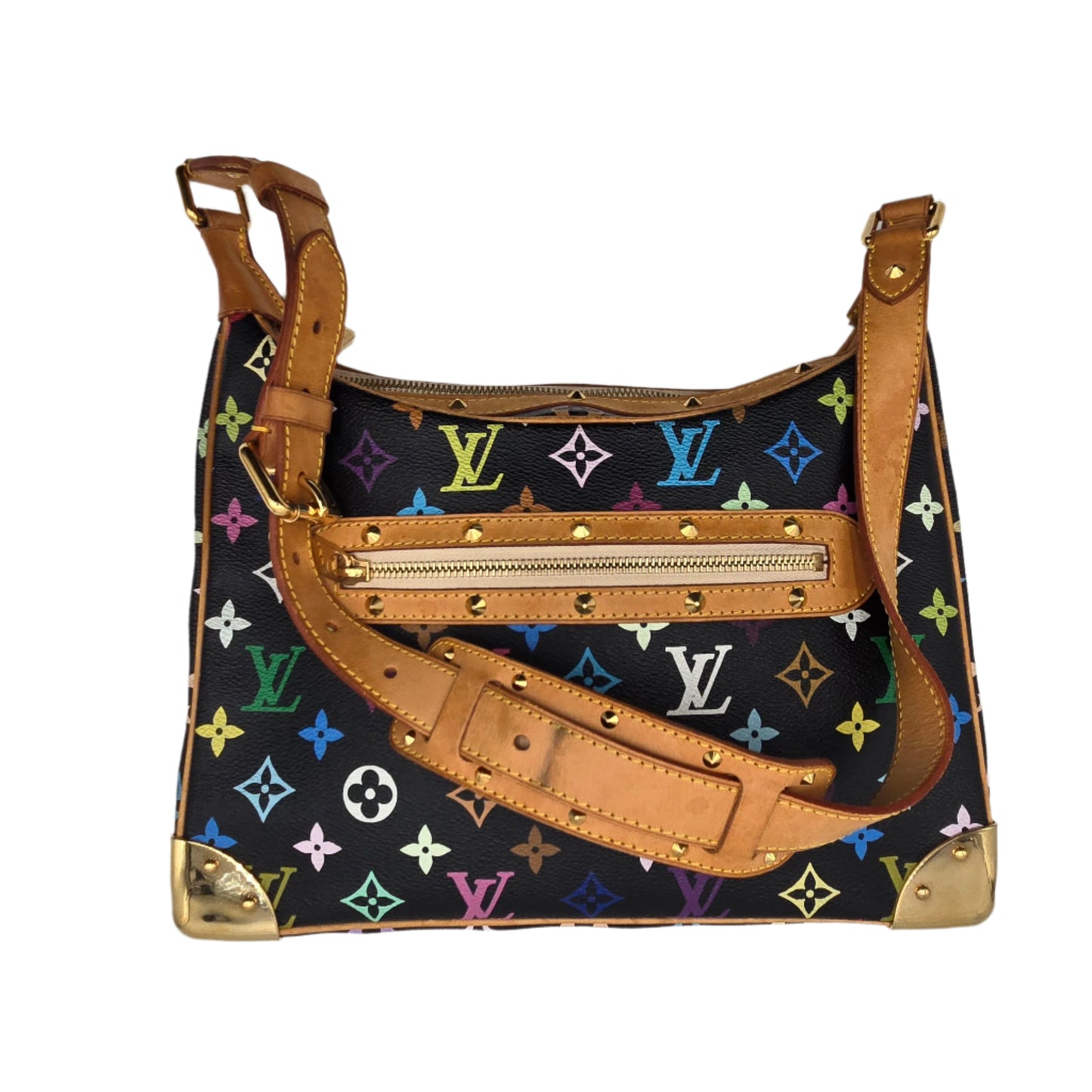 Louis Vuitton Monogram Multicolor Boulogne Black Takashi Murakami