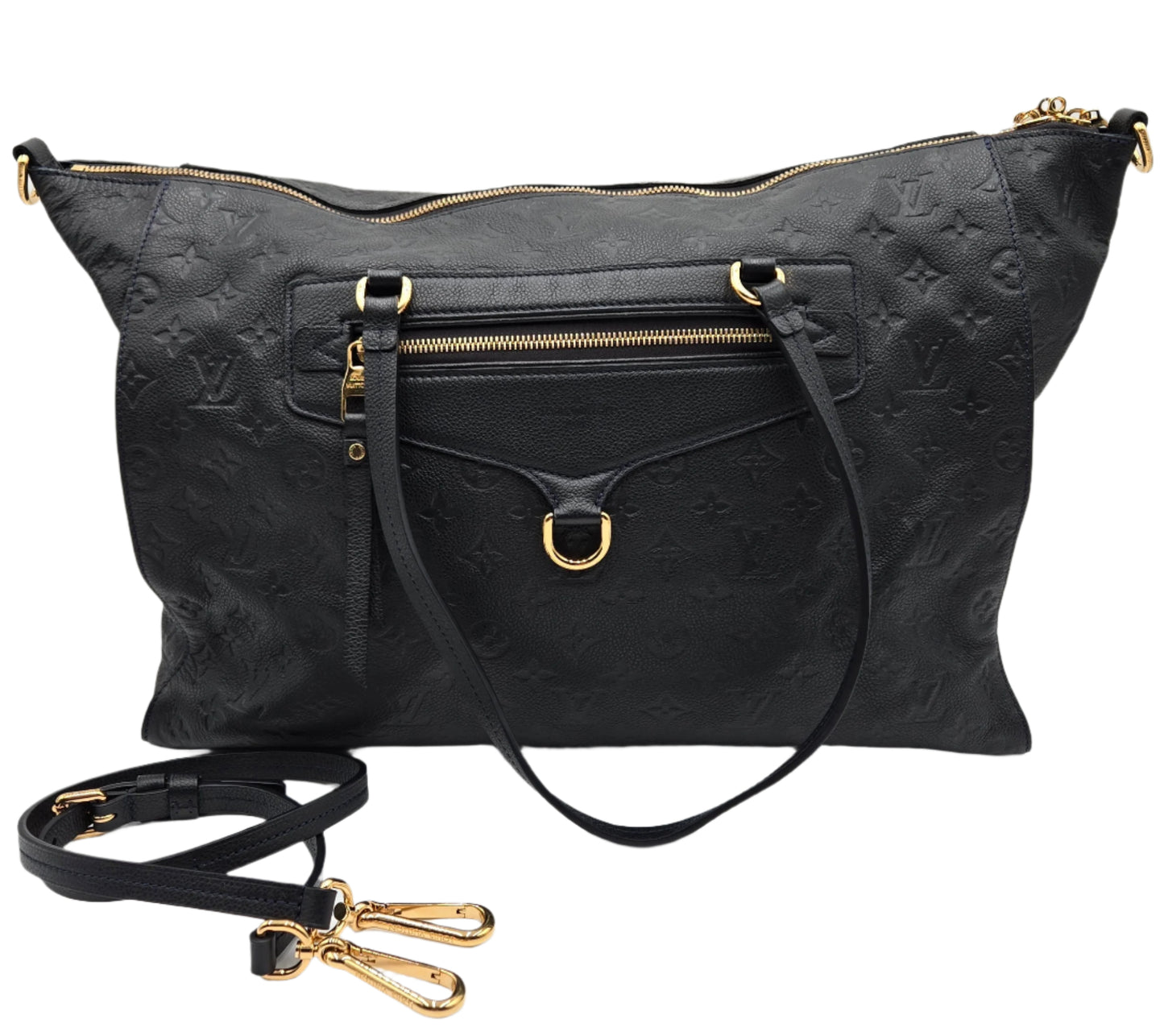 Louis Vuitton Monogram Empreinte Lumineuse GM - Infini Dark Navy Bag/Tote