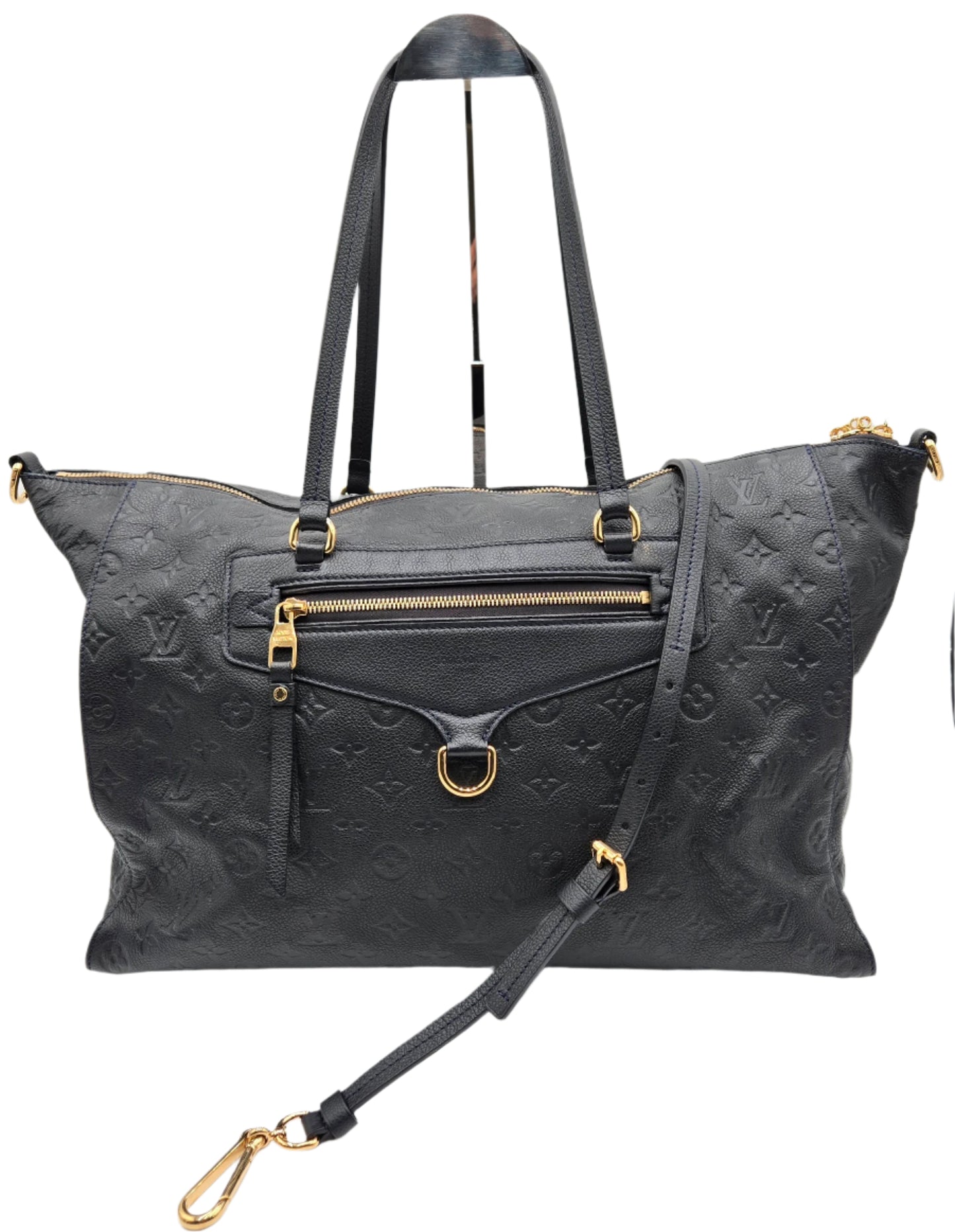 Louis Vuitton Monogram Empreinte Lumineuse GM - Infini Dark Navy Bag/Tote