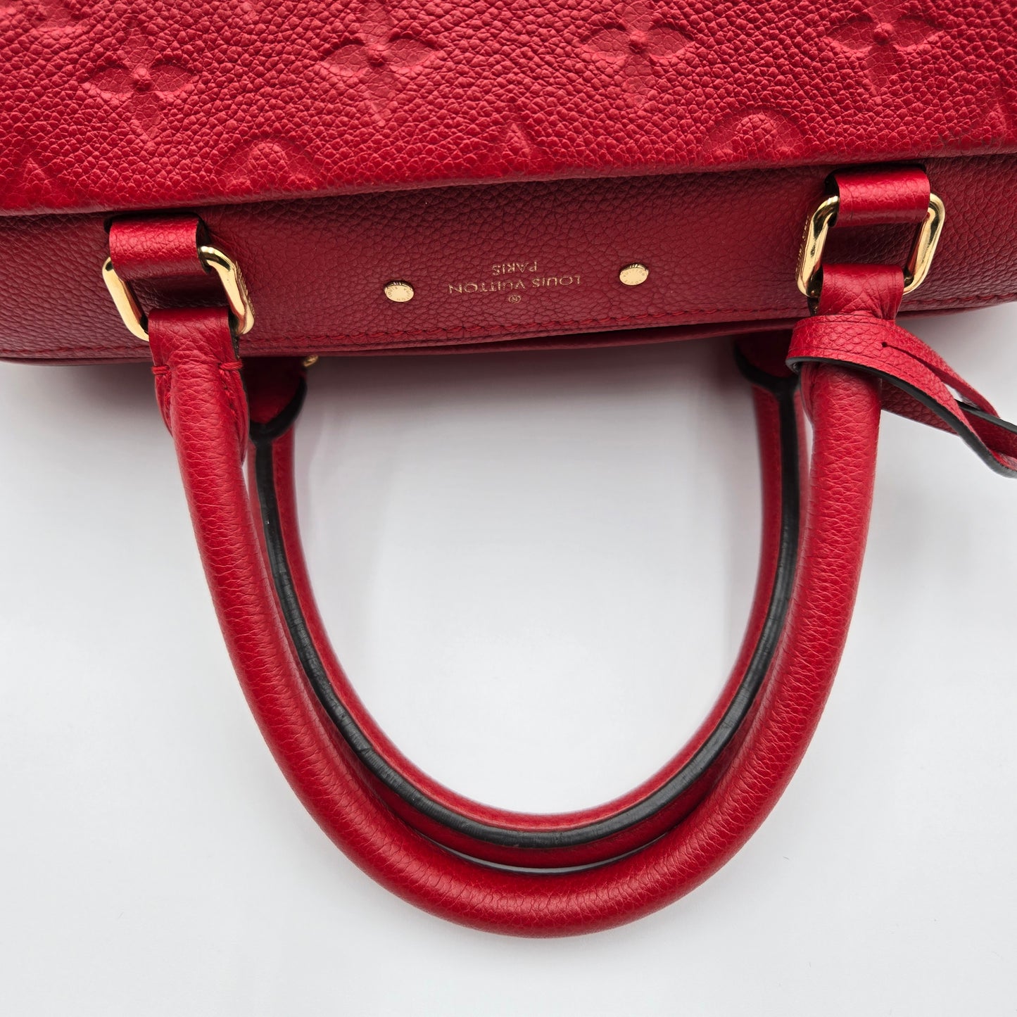 Louis Vuitton Speedy Bandouliere 25 Boston Bag Monogram Empreinte Scarlet (Red)