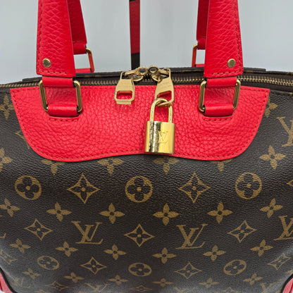 Louis Vuitton Retiro PM Bag/Shoulder Handbag Monogram Canvas Coquelicot Brown/Red