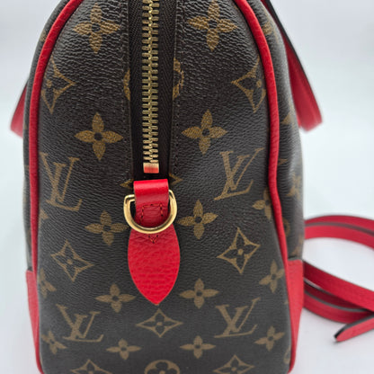 Louis Vuitton Retiro PM Bag/Shoulder Handbag Monogram Canvas Coquelicot Brown/Red