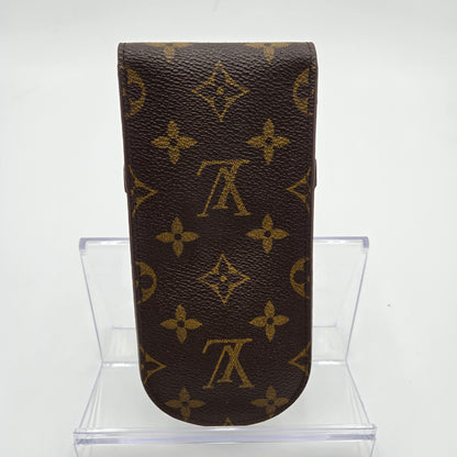 Louis Vuitton Monogram Etui Stylos Case (pens, readers/glasses, cigars fit)