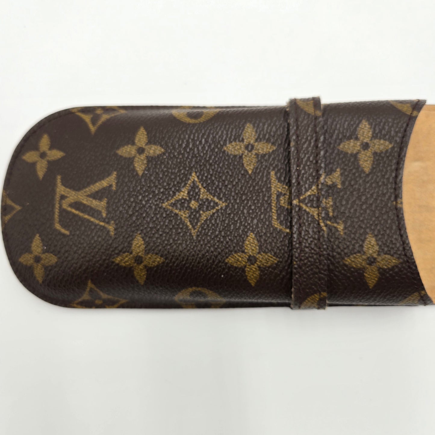 Louis Vuitton Monogram Etui Stylos Case (pens, readers/glasses, cigars fit)