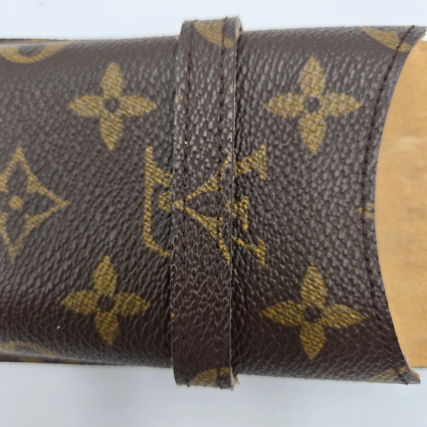 Louis Vuitton Monogram Etui Stylos Case (pens, readers/glasses, cigars fit)