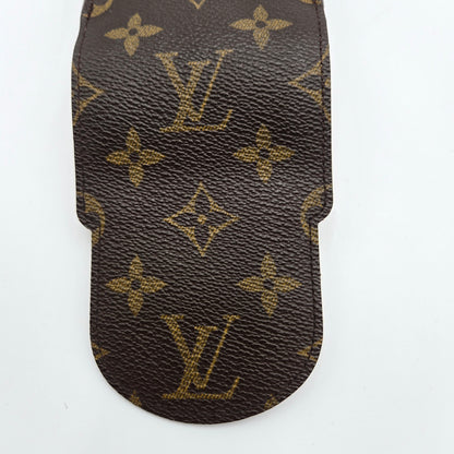 Louis Vuitton Monogram Etui Stylos Case (pens, readers/glasses, cigars fit)