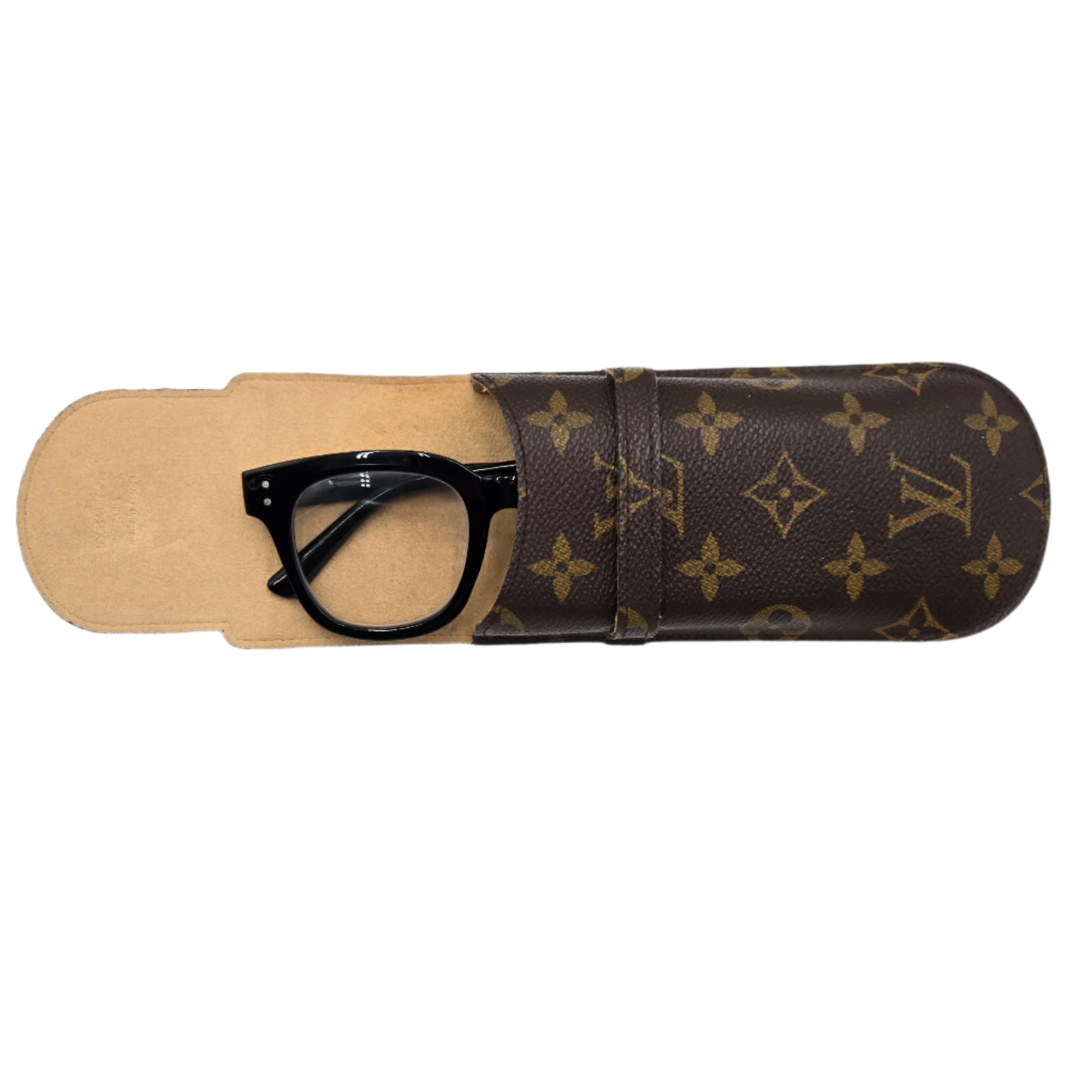 Louis Vuitton Monogram Etui Stylos Case (pens, readers/glasses, cigars fit)