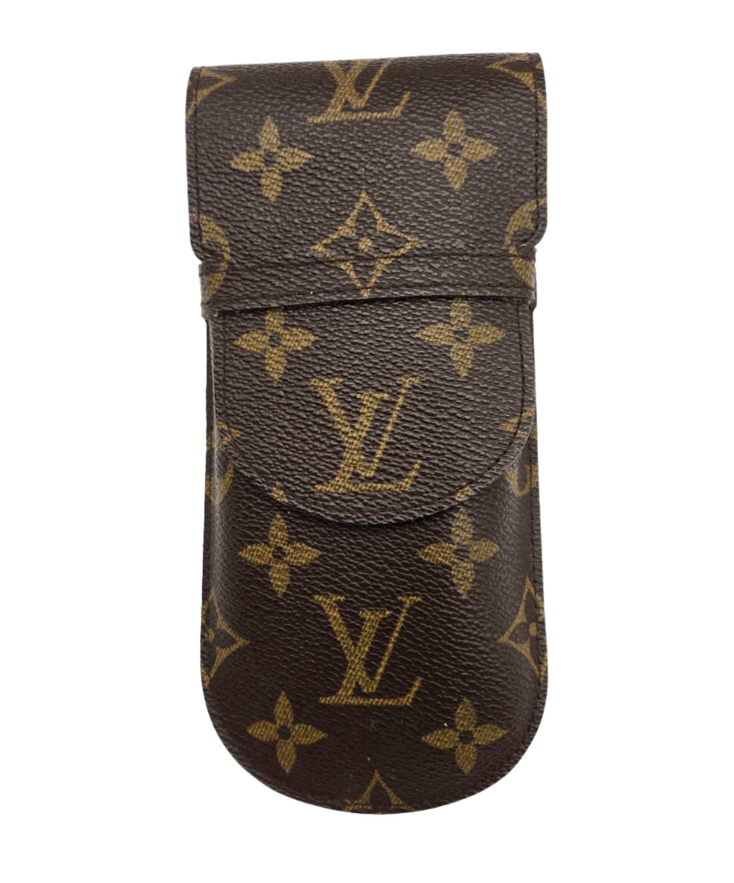 Louis Vuitton Monogram Etui Stylos Case (pens, readers/glasses, cigars fit)