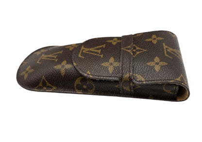 Louis Vuitton Monogram Etui Stylos Case (pens, readers/glasses, cigars fit)