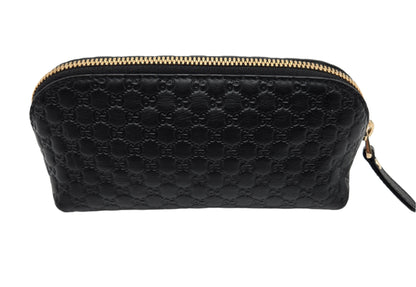 Gucci Micro Guccissima Leather Pouch Black