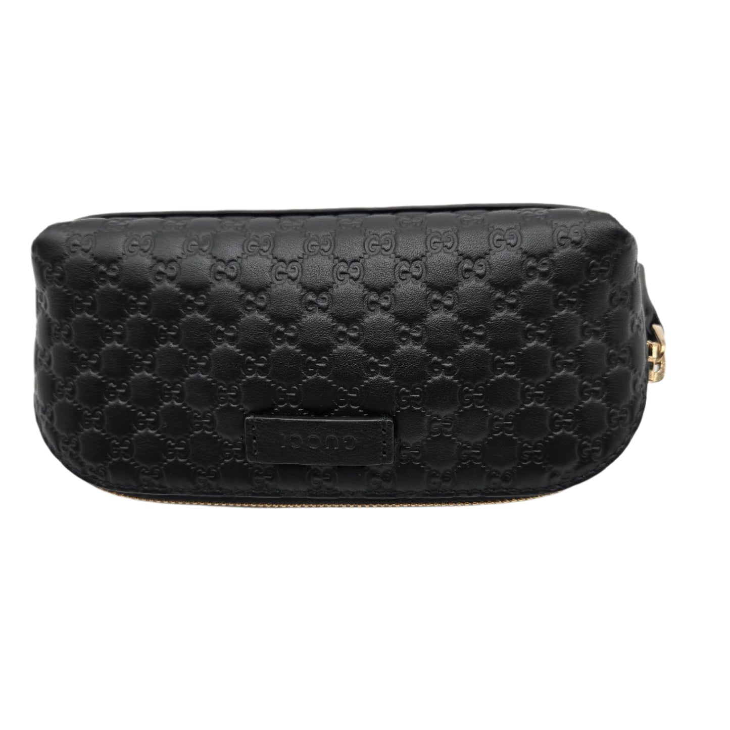 Gucci Micro Guccissima Leather Pouch Black