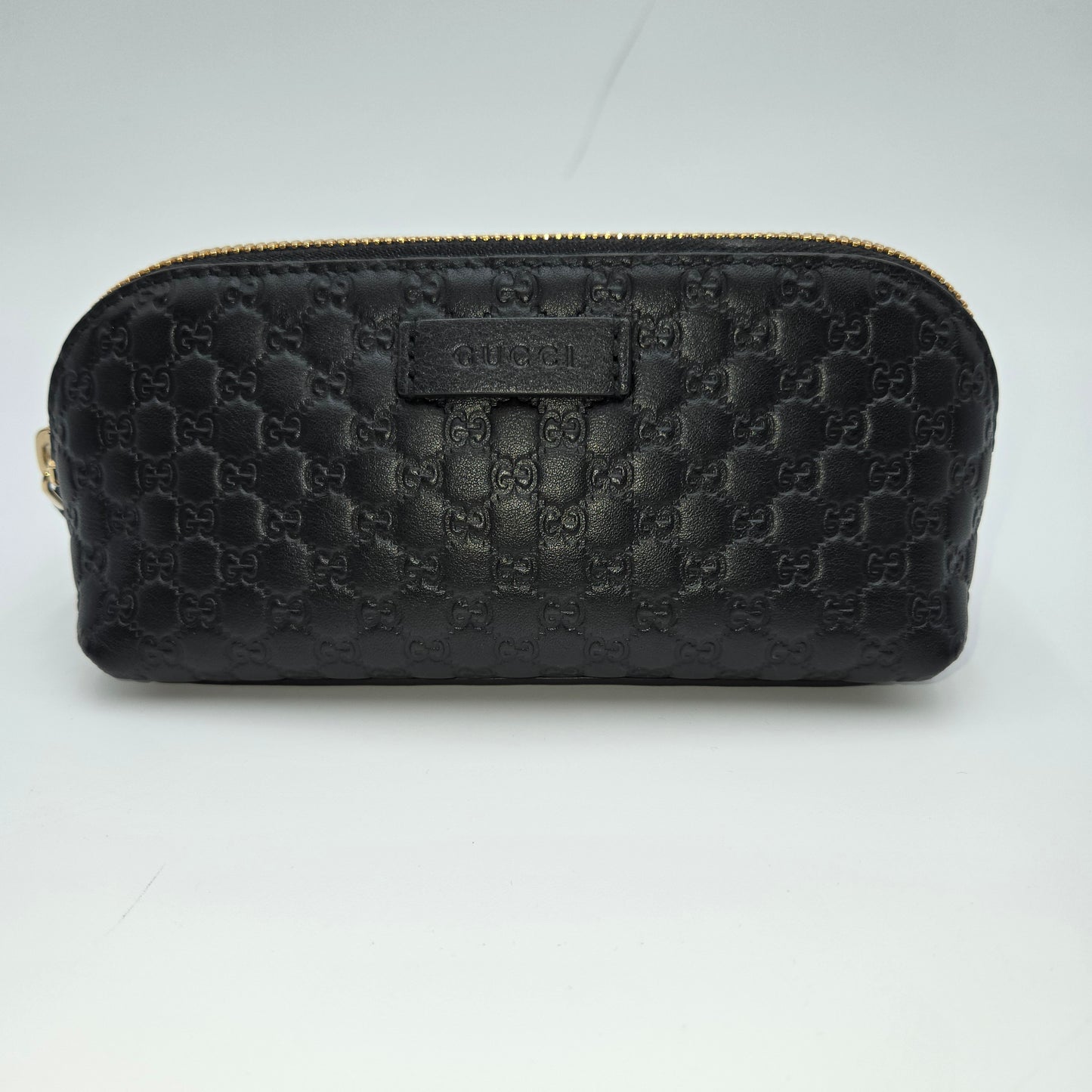 Gucci Micro Guccissima Leather Pouch Black