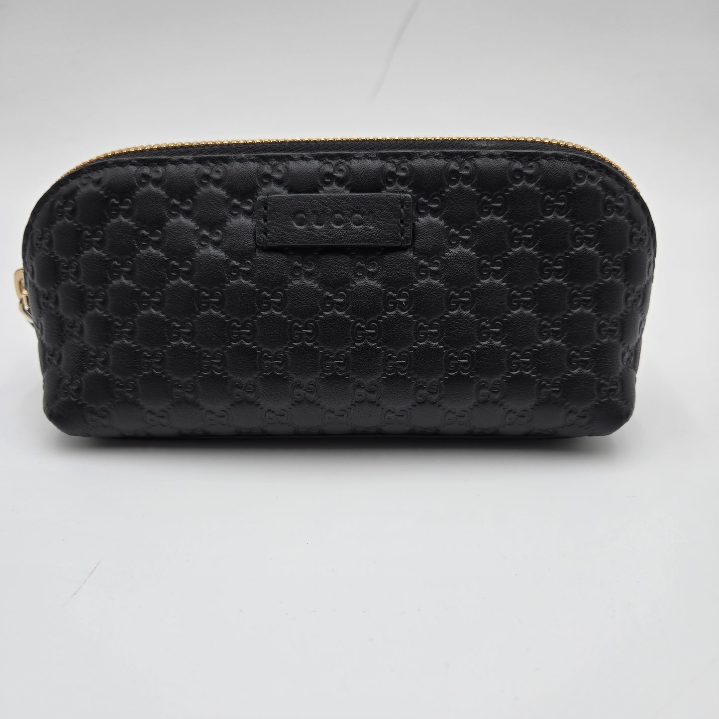 Gucci Micro Guccissima Leather Pouch Black