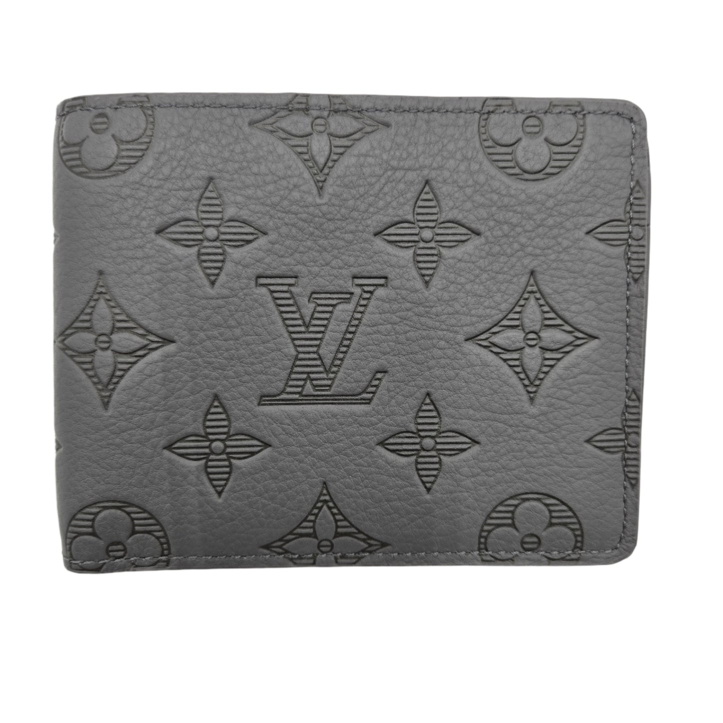 Louis Vuitton Portefeuille Multiple Bi-fold Wallet Monogram Shadow - LIKE NEW