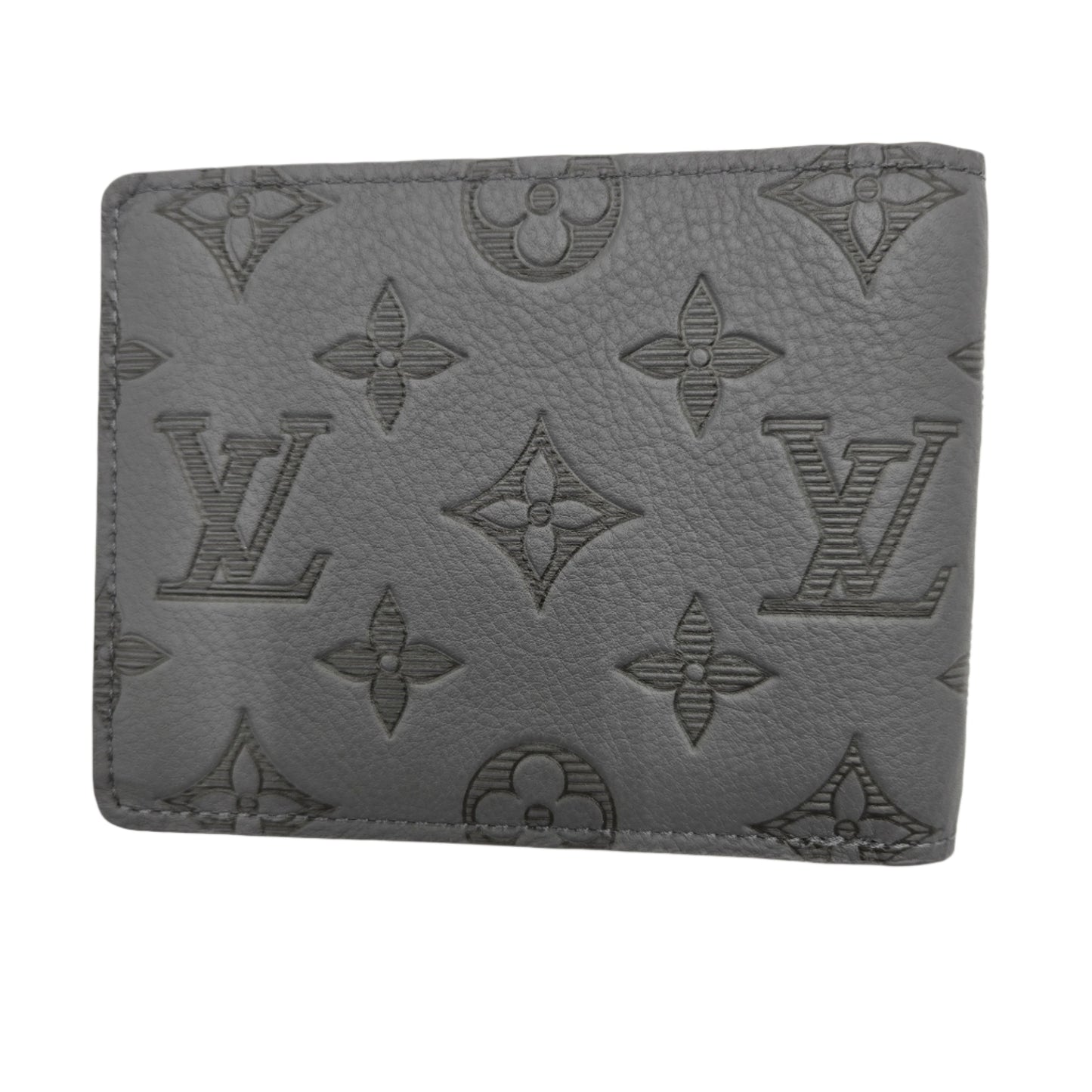 Louis Vuitton Portefeuille Multiple Bi-fold Wallet Monogram Shadow - LIKE NEW