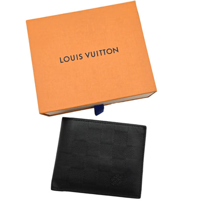 Louis Vuitton Portefeuille Multiple Bifold Wallet Damier Infini Leather Onyx