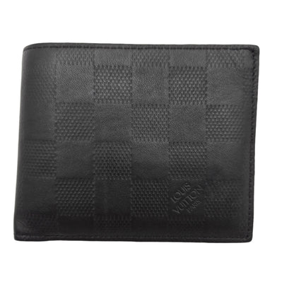 Louis Vuitton Portefeuille Multiple Bifold Wallet Damier Infini Leather Onyx