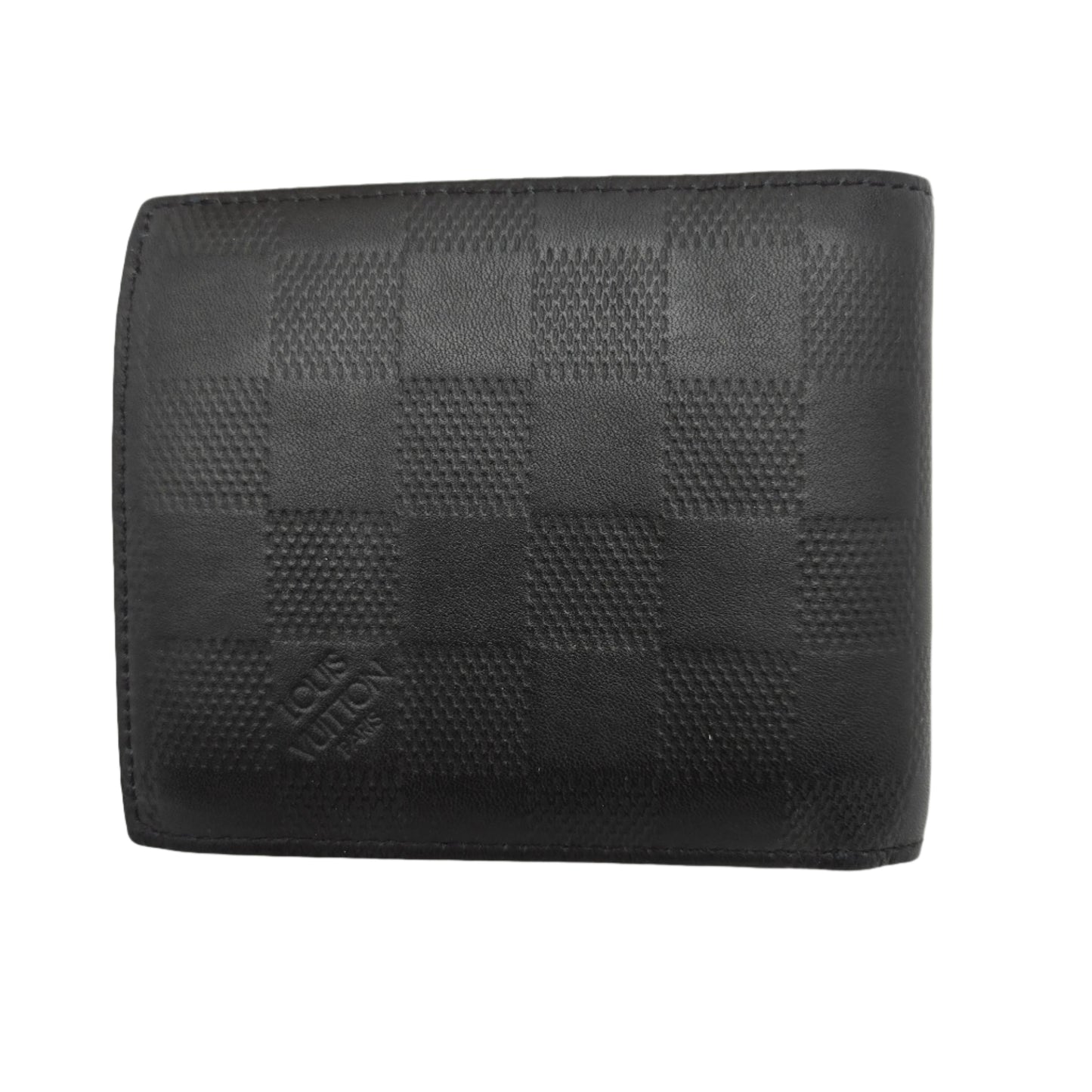 Louis Vuitton Portefeuille Multiple Bifold Wallet Damier Infini Leather Onyx