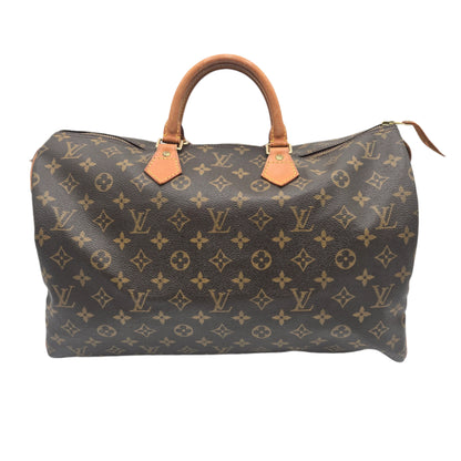 Louis Vuitton Brown Monogram Speedy 35