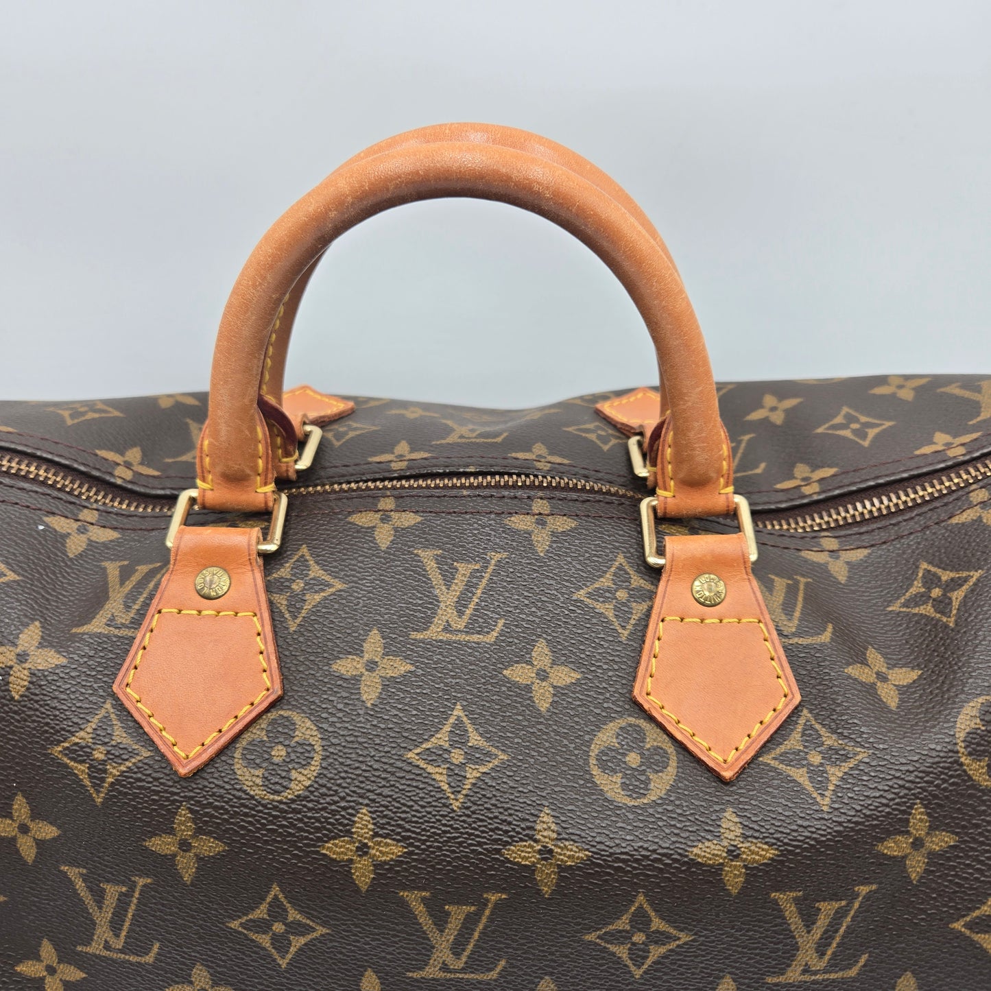 Louis Vuitton Brown Monogram Speedy 35