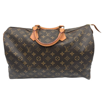 Louis Vuitton Brown Monogram Speedy 35