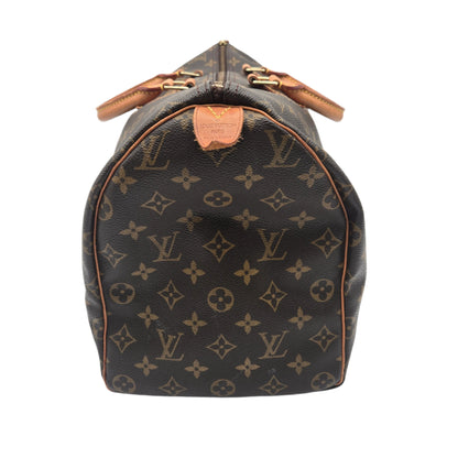 Louis Vuitton Brown Monogram Speedy 35