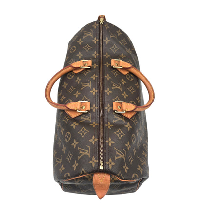 Louis Vuitton Brown Monogram Speedy 35