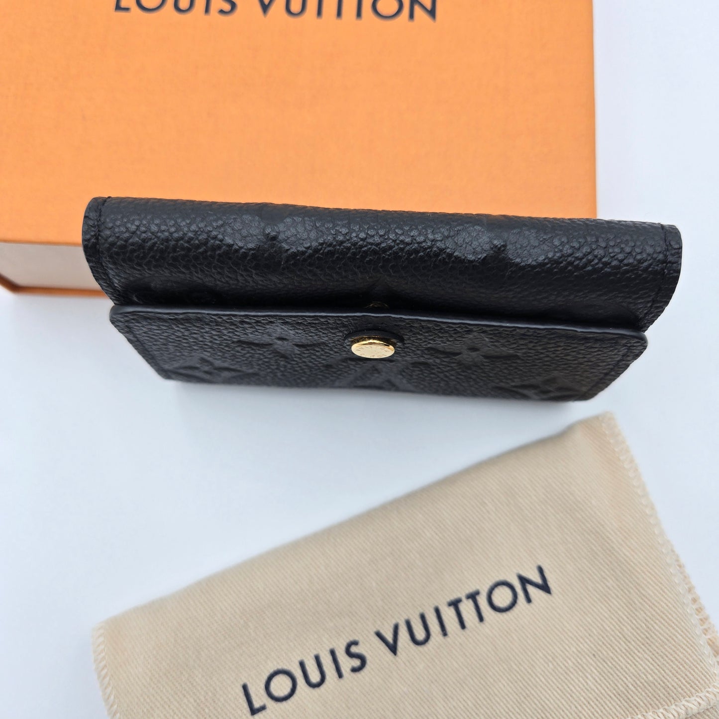 NEW - Louis Vuitton 6 Key Holder Monogram Empreinte Key Case Noir / Black